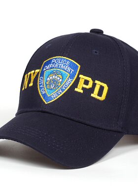 NYPD纽约警署FDNY消防局可调节棒球帽子拓展俱乐部帽子玩家鸭舌帽