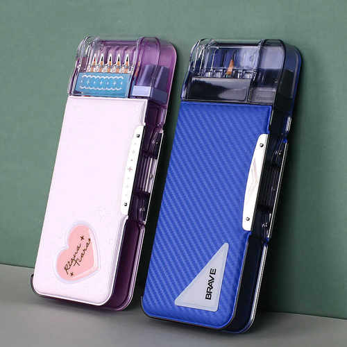 SONIC多功能透明创意文具盒