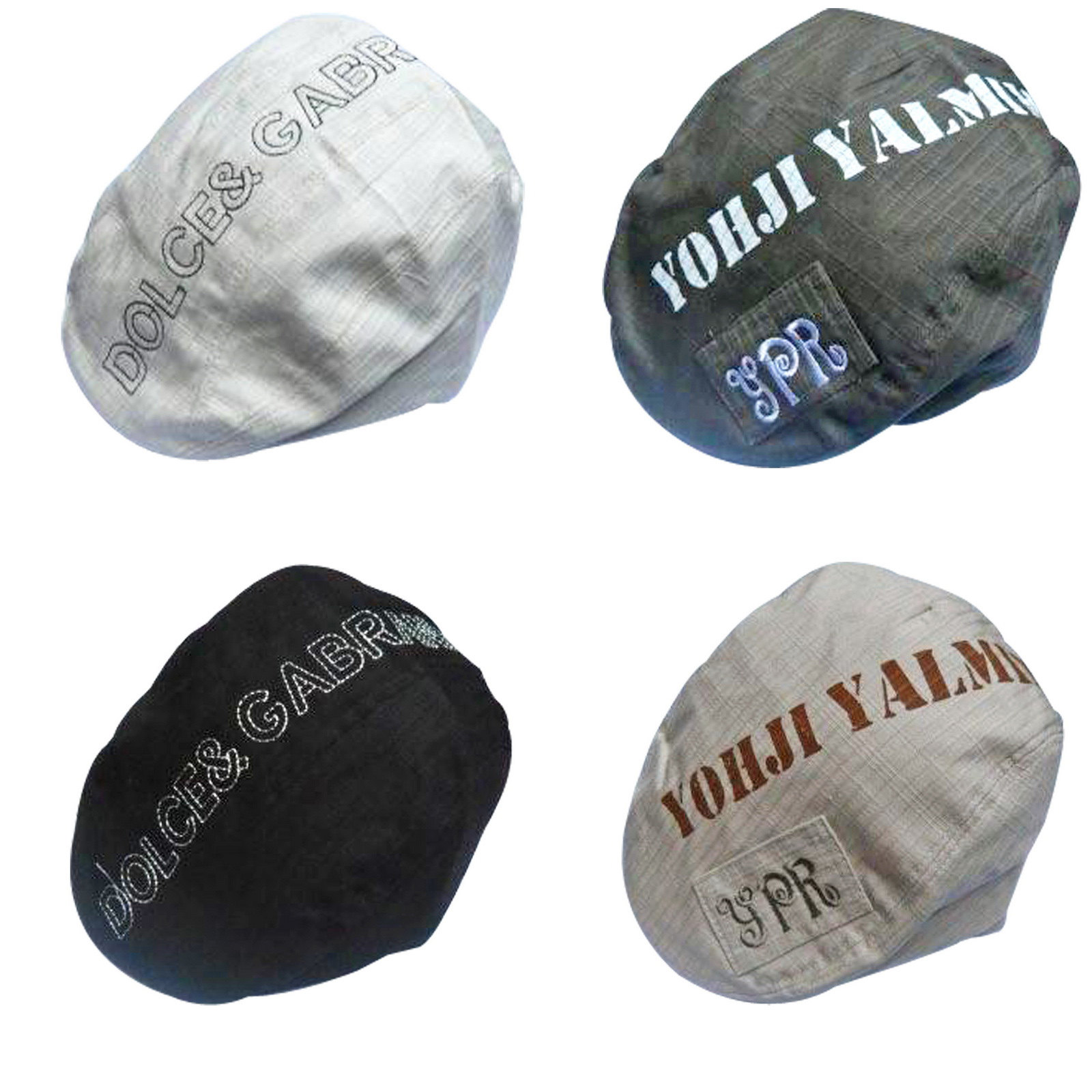 星曌●韩版复古老上海小开鎏金岁月字母款时尚男女贝雷帽休闲潮帽