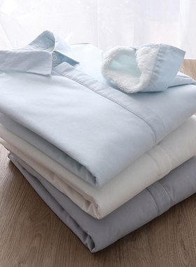 秋冬加绒白色衬衫女纯棉文艺小清新长袖加厚学生保暖内搭打底衬衣