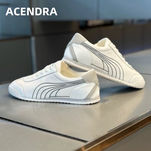 ACENDRA 2025年夏季新款网面透气舒适时尚百搭休闲阿甘鞋