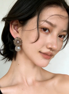 Atelier Koa 日本重工手工串珠耳环复古小众设计感耳饰度假俏皮