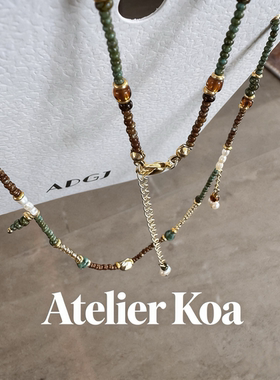 Atelier Koa日本手工串珠项链复古小众颈链