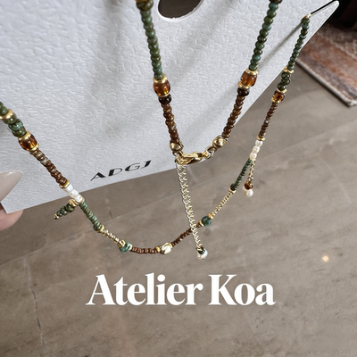 Atelier Koa日本手工串珠项链复古小众颈链