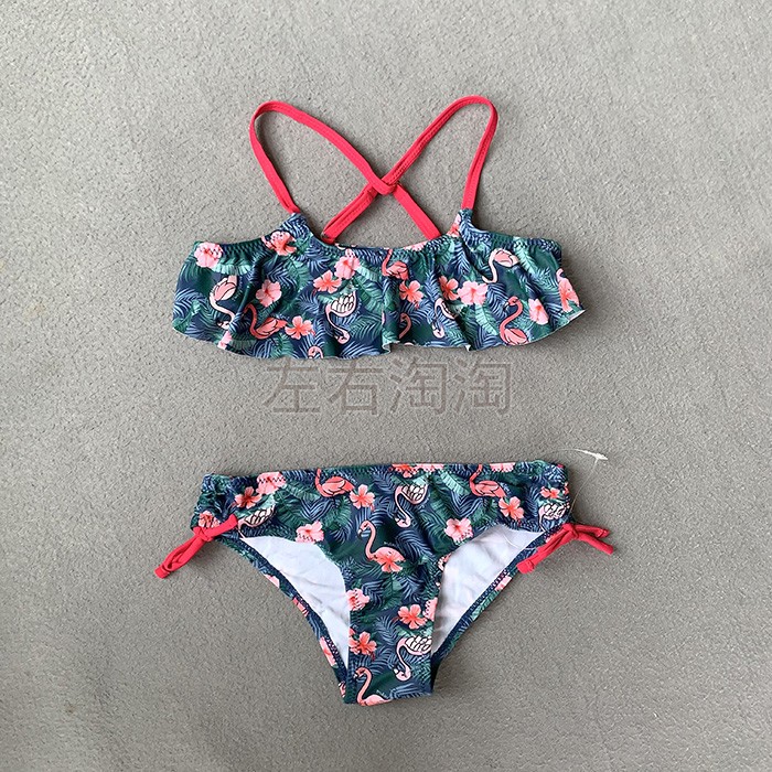 游泳衣女童锦纶中大童比基尼