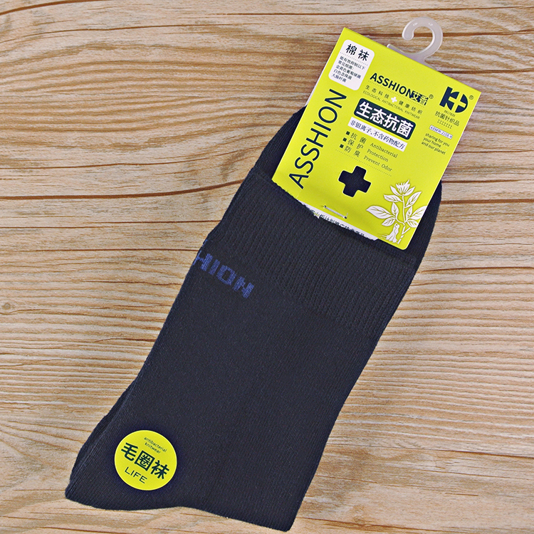 asshion艾香正品简约风棉袜