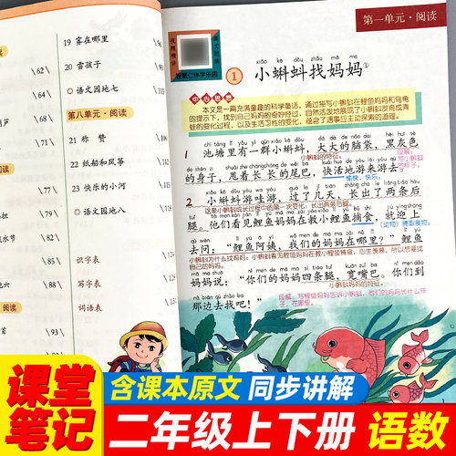 二年级上册下册课堂笔记人教版