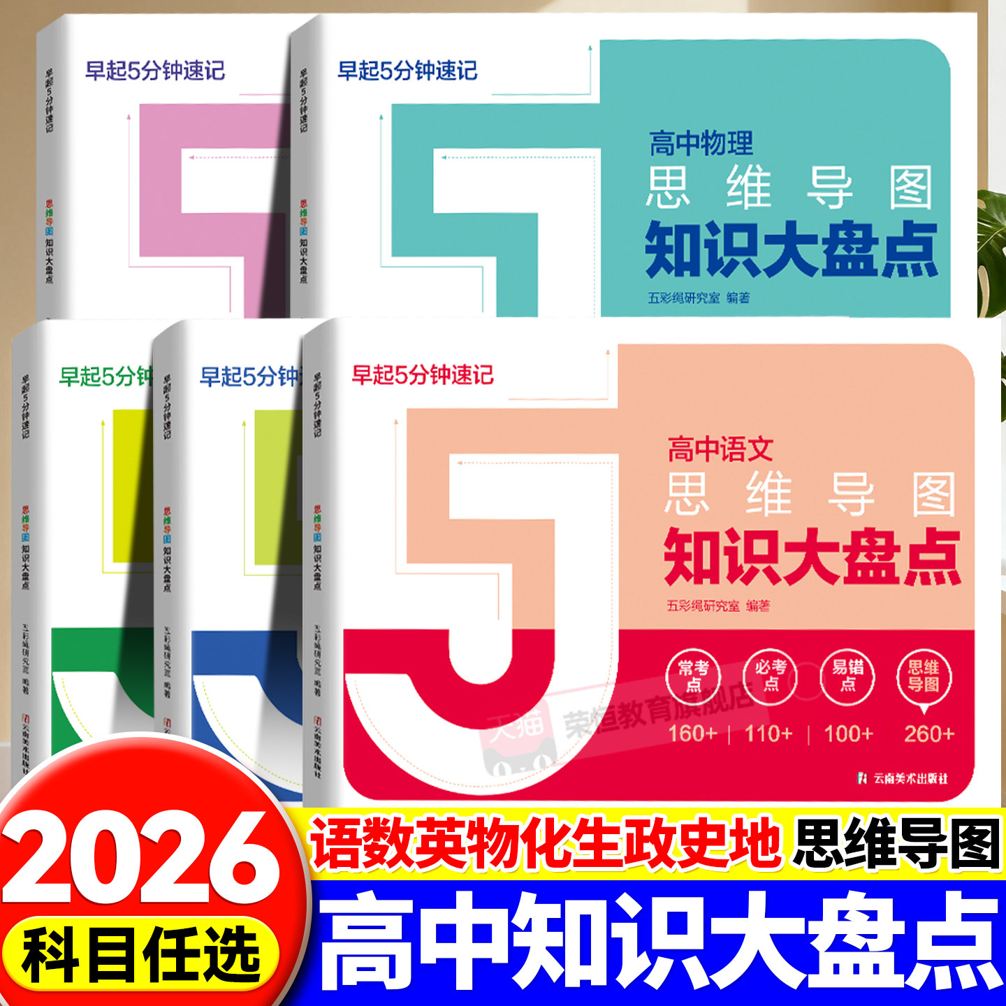 张雪峰高中思维导图2025知识大盘点语文数学英语物理化学早起5分钟速记高考复习难点汇总基础知识必背手册工具口袋书官方旗舰店