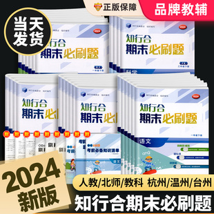 测试卷冲刺一百100分浙点通直通车奔跑吧 单元 北师浙教浙江专版 2024知行合期末必刷题一二三四五六年级下册语文数学英语科学人教版