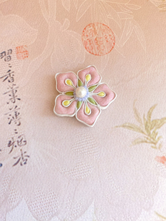 盘扣胸针 梅花 宝相花 新中式