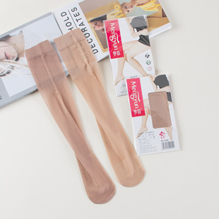正品梦韵中筒袜丝袜女超薄天鹅绒半截小腿袜子防勾丝性感夏季3326