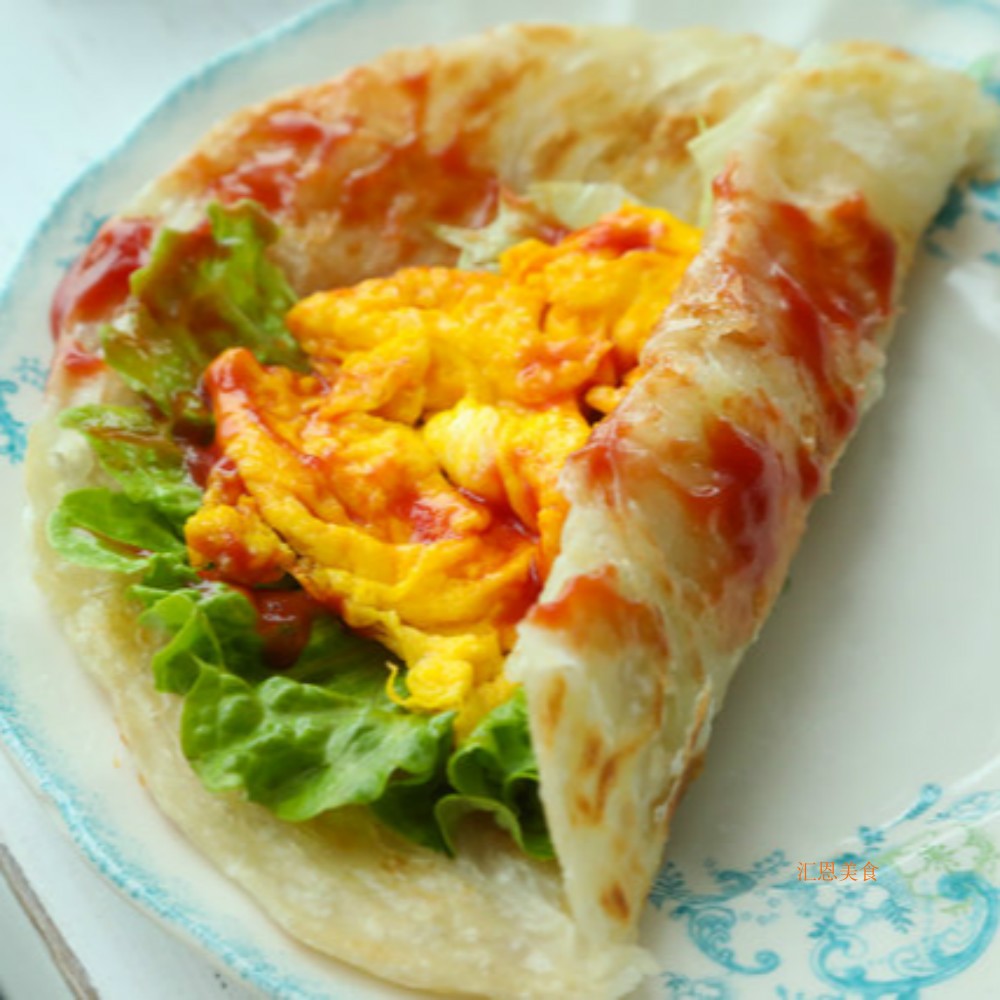 蜜食家秋畋黄油手抓饼20片 原味/菠菜/紫薯饼健康早餐方便速食饼