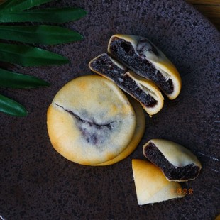 友善优品黑米杂粮饼360克*2盒 麦凰福建特产传统糕点老式馅饼早餐