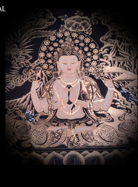装饰画唐卡正大光明手工绘制