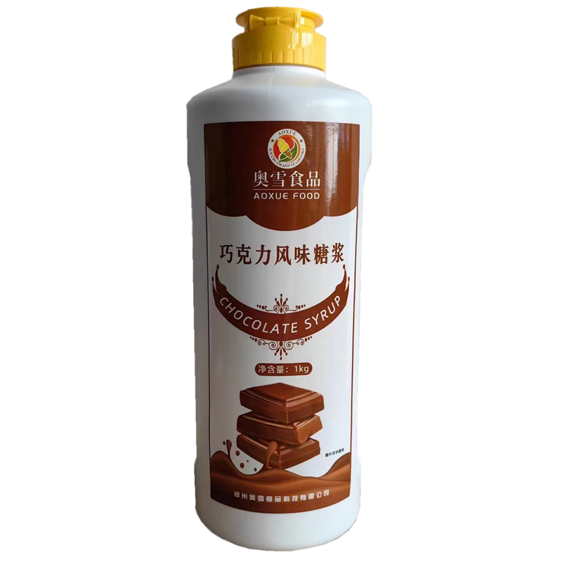 奥雪巧克力果酱1KG*12瓶冰淇淋圣代酱草莓味芒果味巧克力味