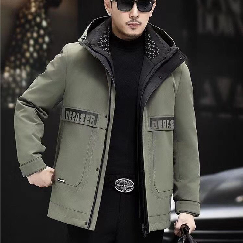 派克服男貂内胆时尚新款年轻款整貂皮毛一体皮草真皮水貂毛皮外套