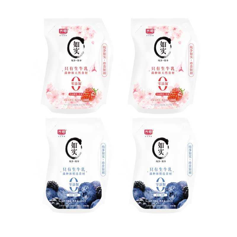 樱花草莓风味发酵乳生牛乳