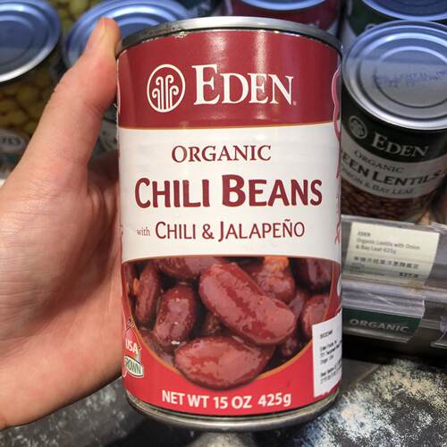 两只猫香港正品代citysuper Eden Foods有机白腰豆鹰嘴菜开罐即食