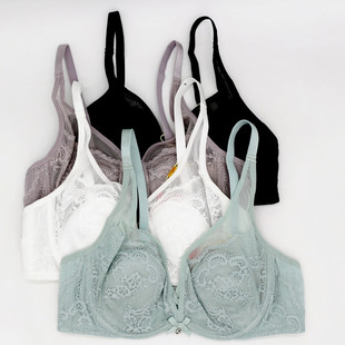 美思内衣正品 舒适单层围超薄透气侧收软钢圈聚拢BC杯女文胸FC0279
