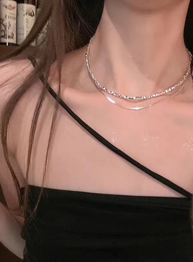 其他无合金碎银子女细闪项链