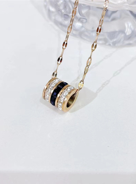 高质感项链女轻奢小众小蛮腰锁骨链2021新款潮钛钢百搭韩版不褪色