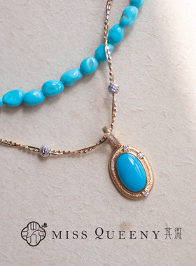 MissQueeny其微|18k金美松拉丝四叶草吊坠耳钉万能扣复古优雅