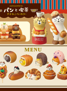 树脂解压日式桌面面包模型装饰