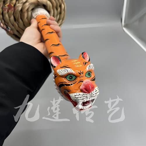 虎头法鞭香樟木中式法绳
