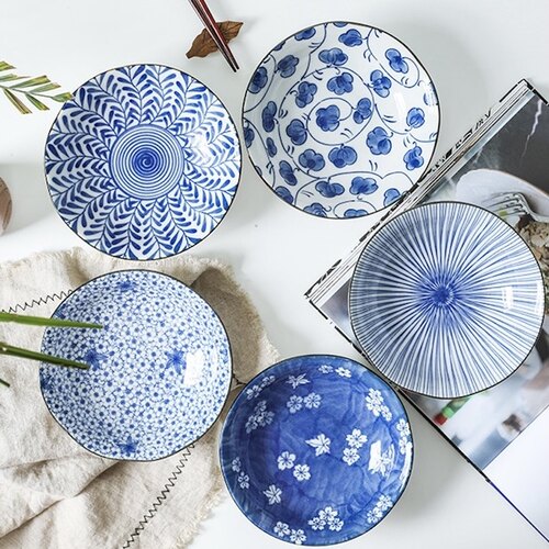 美浓烧日式家用陶瓷盘子日本餐具