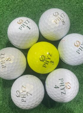 正品 日本普利司通TOURSTAGE PHYZ高尔夫球3-4层高尔夫二手下场球