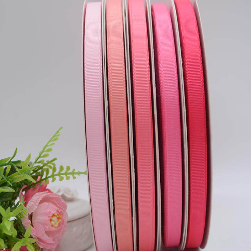 鼎信双面罗纹带儿童发饰DIY丝带服装辅料带配件喜糖盒包装绸带1CM