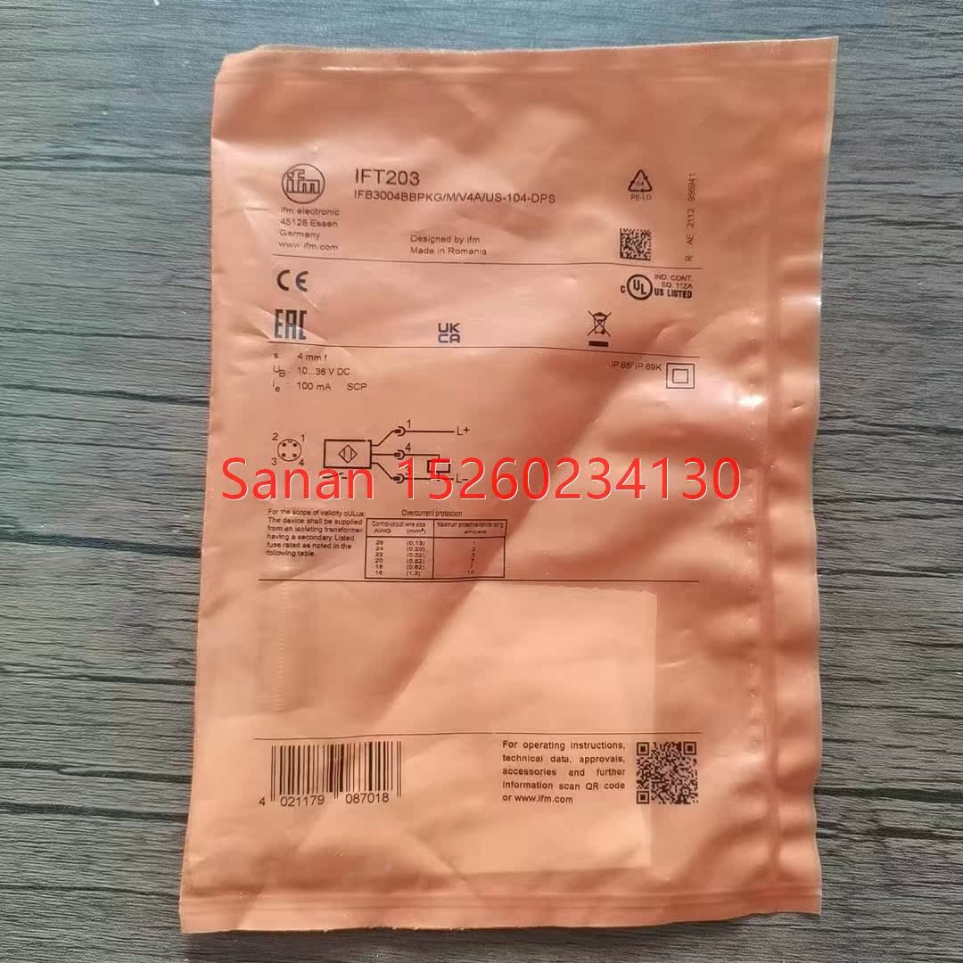 议价 IFM易福门 IFT203 接近开关
