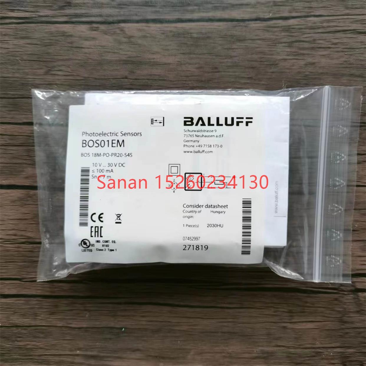 议价 巴鲁夫 BOS01EM 传器 BOS 18M-PO-PR20-S4S