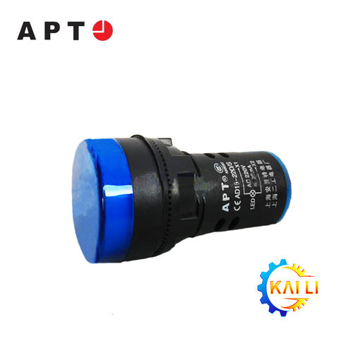 议价AD16-22S/b23上海二工/APT指示灯/蓝色Φ22 AD16-22S系列