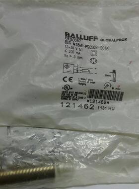 议价 BALLUFF 巴鲁夫 BESOO87 BES M18MI-PSC50B-SO4K