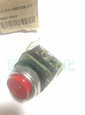 议价800T-B6D2 T按钮开关800T-B T开关按钮 红色单排触