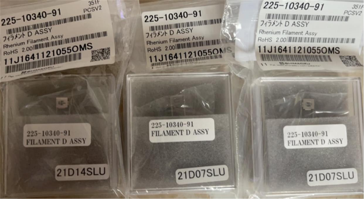 议价岛津气质联用仪 GC-MS 灯丝 225-10340-91 22年