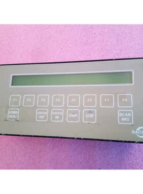 议价BACHER BT12 V2操作屏显示器 机 检测