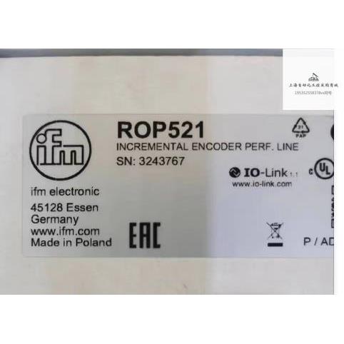 议价IFM易福门传器ROP521