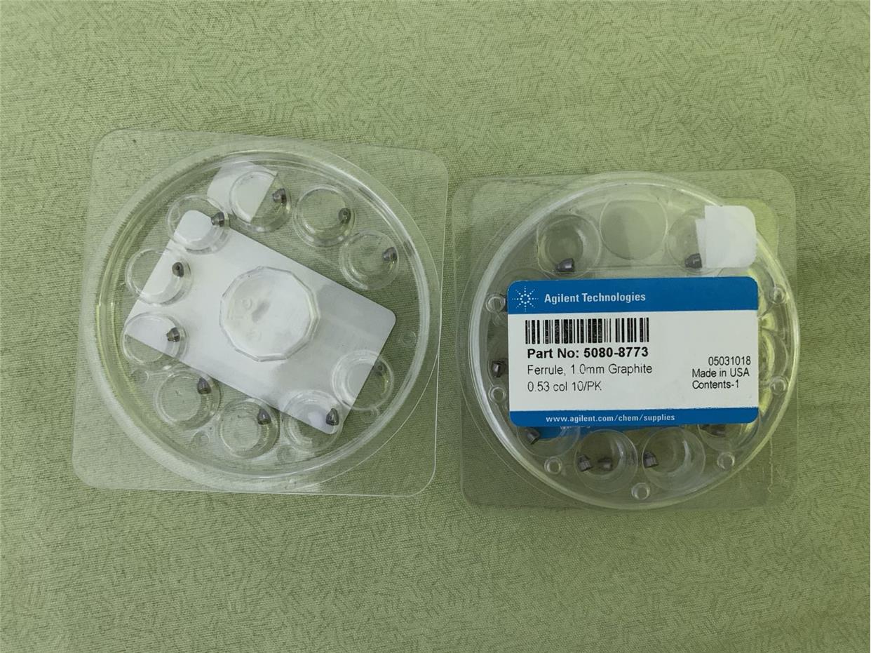 议价安捷伦石墨垫圈，适用于0.53mm毛细管柱，号5080-8773