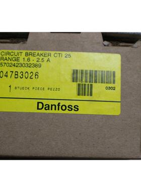 议价丹佛斯 Danfoss 交流接触器 CTI 25 047B3026 1.6-2.5A
