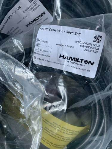 议价Hamilton 10米专用电缆 355220 10 m Cable VP8