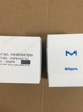 议价HAWG047S6 Merck Millipore菌单片过滤膜47mm S-Pak滤膜
