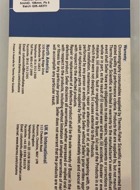 议价Thermo衬管453A1925-UI 453A1295-UI 5支/盒