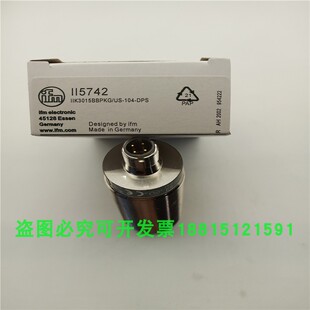电感式接近开关II5742四针插头式PNP常开II8501金属感应传感器