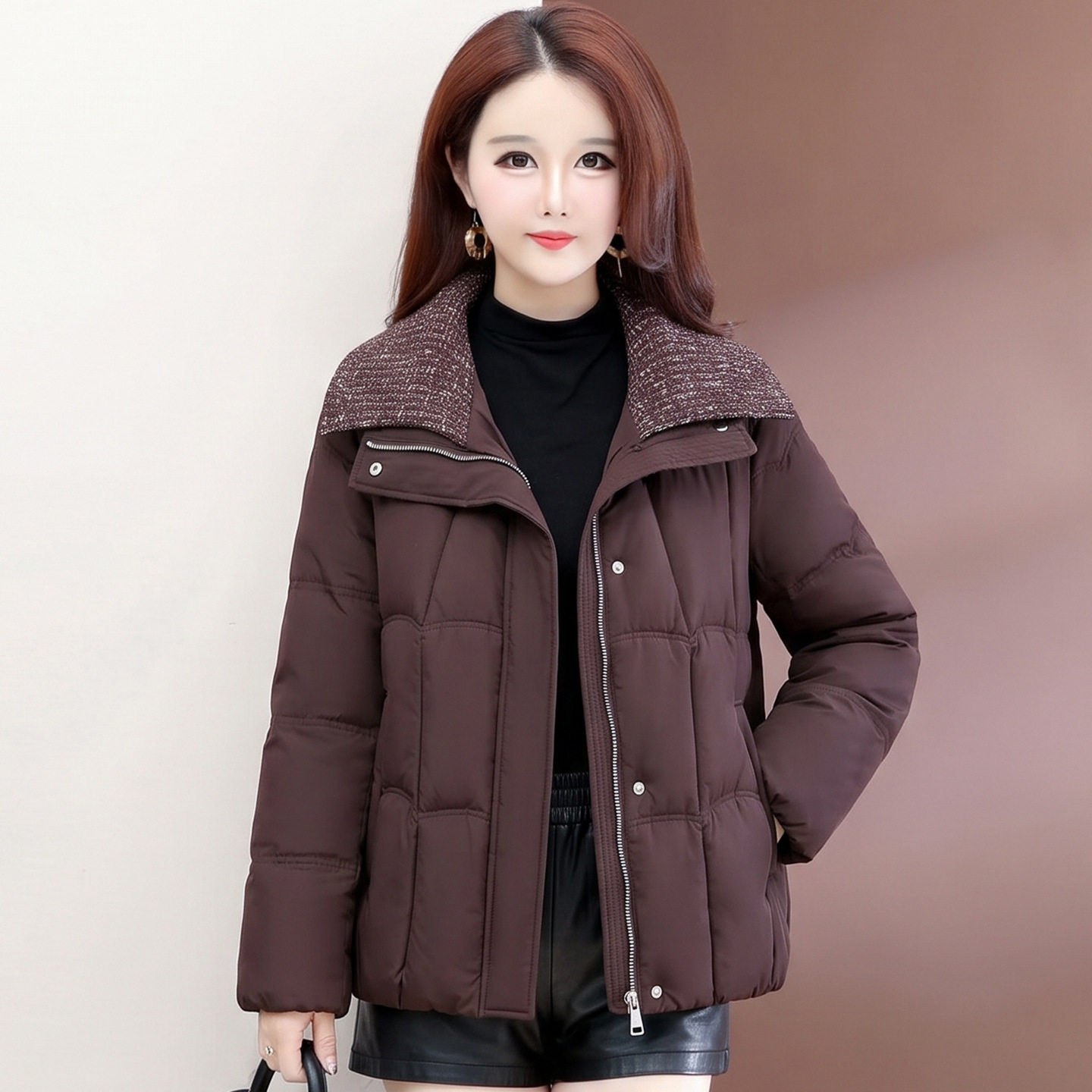 棉衣女短款韩版宽松保暖设计感棉服保暖时尚小棉袄大码冬季外套潮