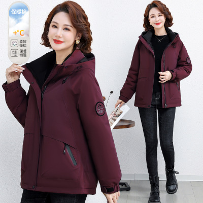 户外冲锋衣三合一女登山服2025新款秋冬季户外小个子防风派克外套