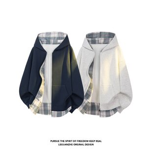 港风白底大码 新款 华棉360g连帽卫衣M 特P44 2026 HW26128 春季