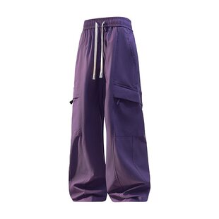 宽松休闲冲锋长裤 户外登山束脚裤 KZ8226 裤 潮牌机能防水工装