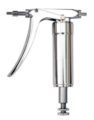 2ML 金佳K型全金属可调连续注射器 鸡 猪 疫苗注射 针筒 兽用器械